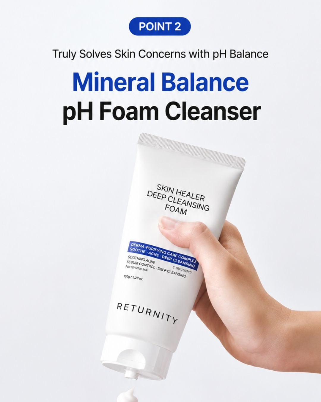 Returnity Skin Healer Deep Cleansing Foam