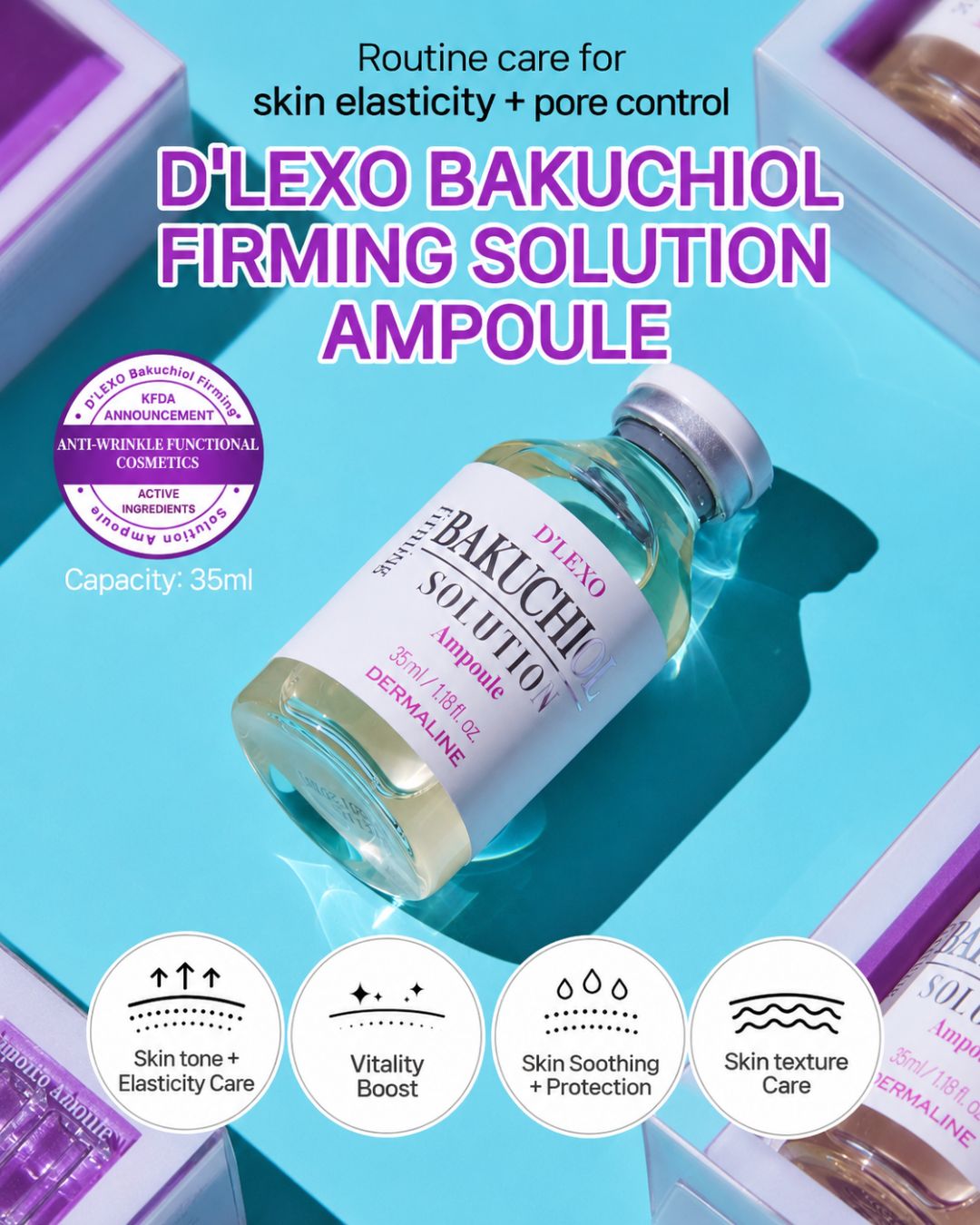 Dermaline D'LEXO Bakuchiol Complex Ampoule