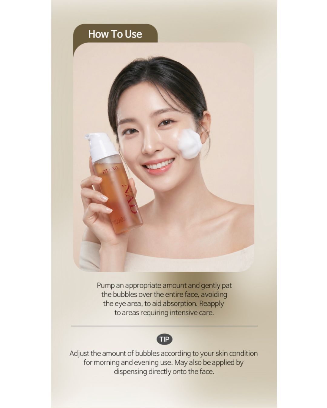 Dermaline D'Lexo NAD Power Solution Bubble Toner