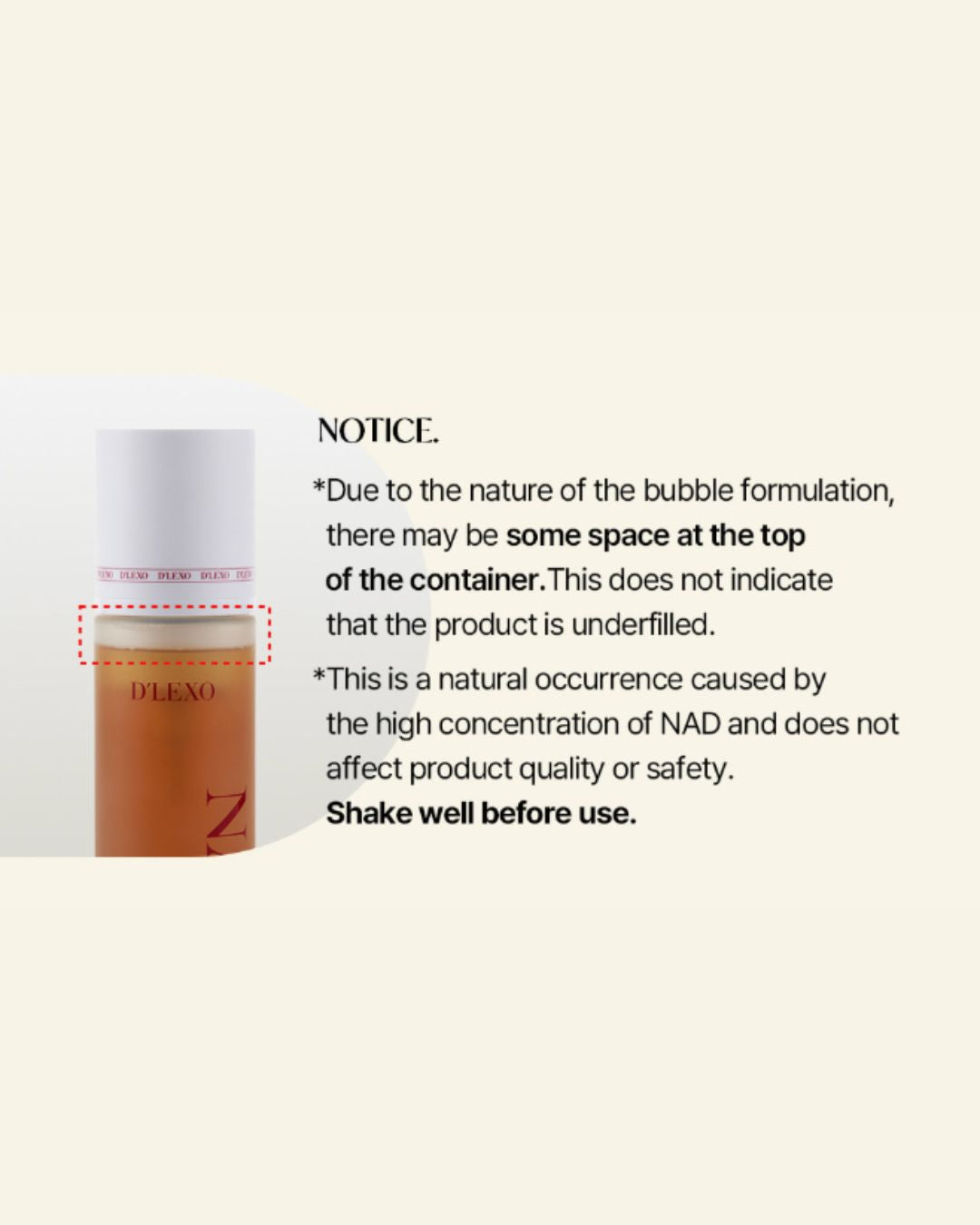Dermaline D'Lexo NAD Power Solution Bubble Toner