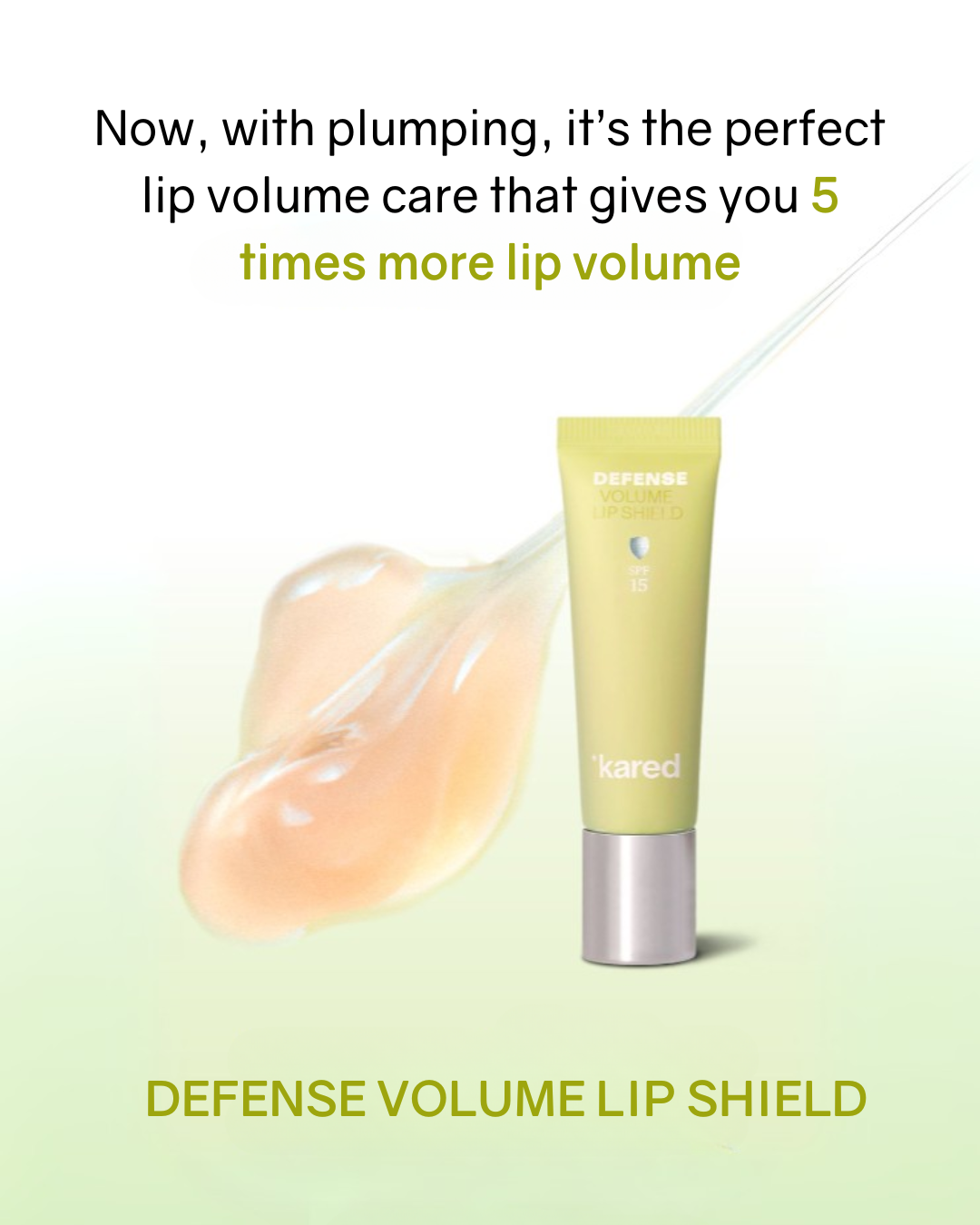 kared Defense Volume Lip Shield (Clear)