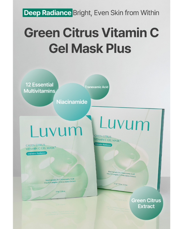 Luvum Green Citrus Vitamin C Gel Mask+