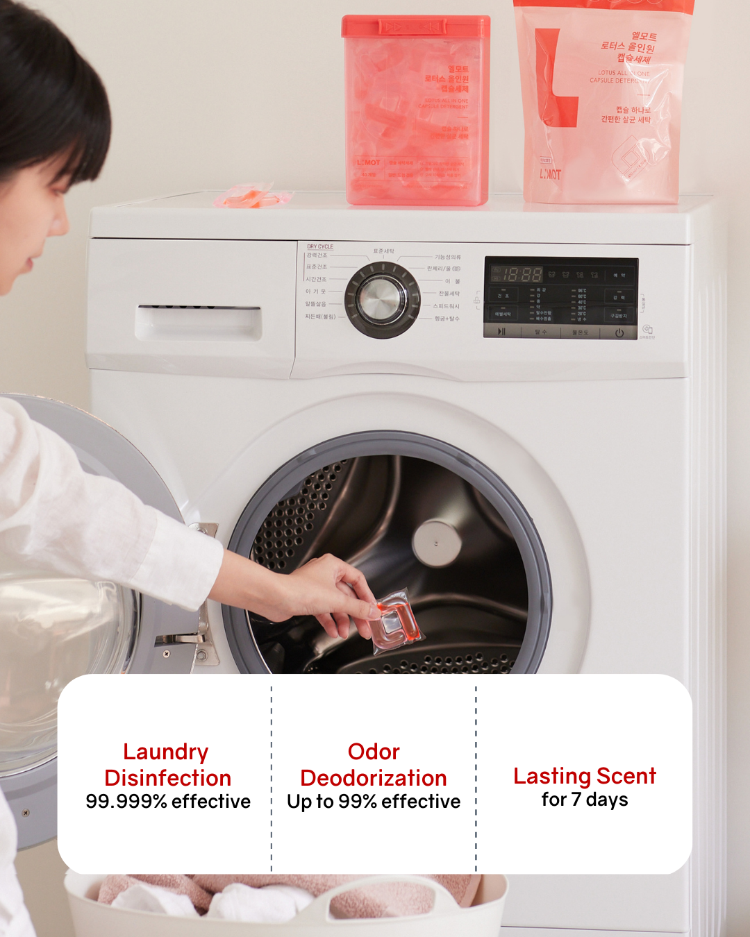 L:MOT Lotus All-in-One Capsule Detergent