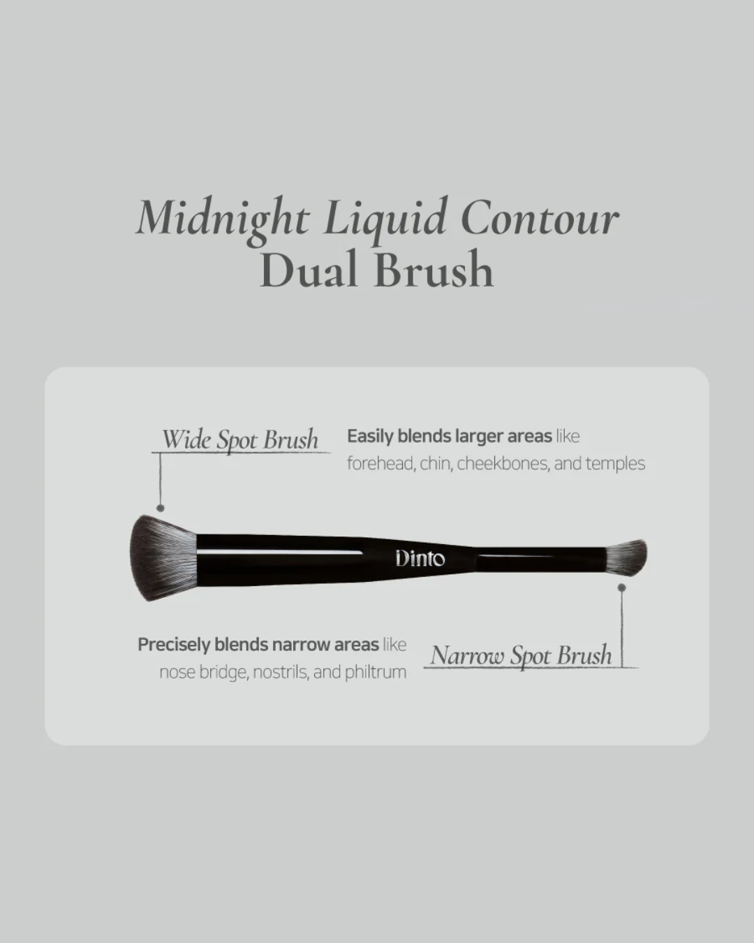 Dinto Midnight Liquid Contour and Contour Dual Brush