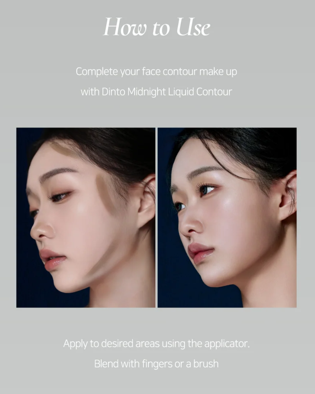 Dinto Midnight Liquid Contour and Contour Dual Brush