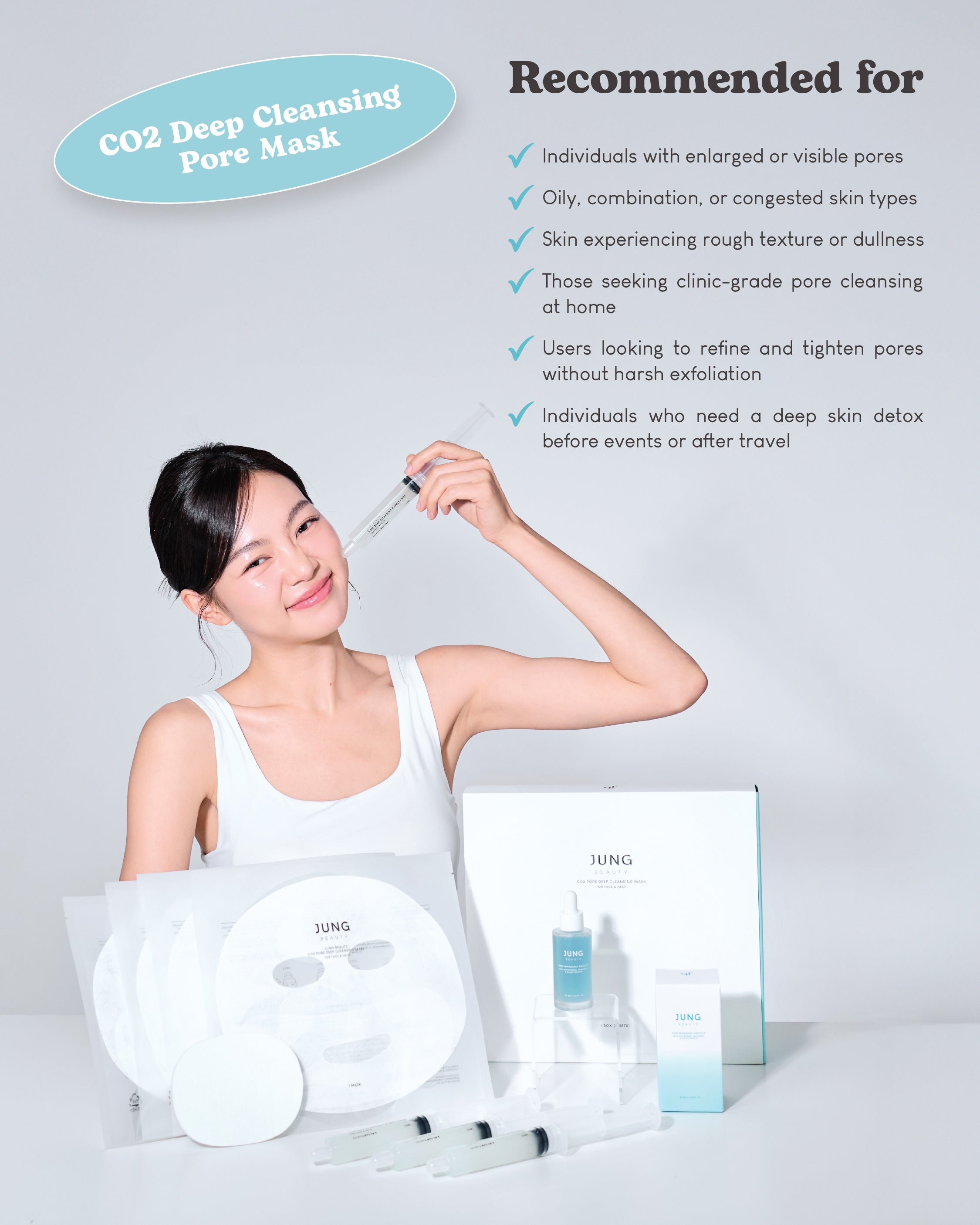 Jung Beauty Pore Minimising Ampoule with Niacinamide, Panthenol & Galactomyces