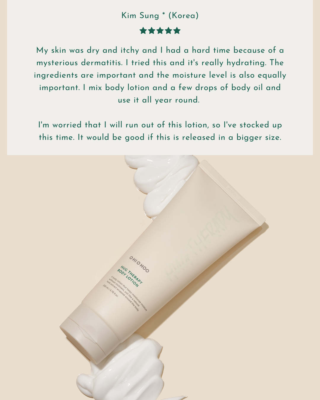 OHIOHOO Hug Therapy Body Lotion (200ml)