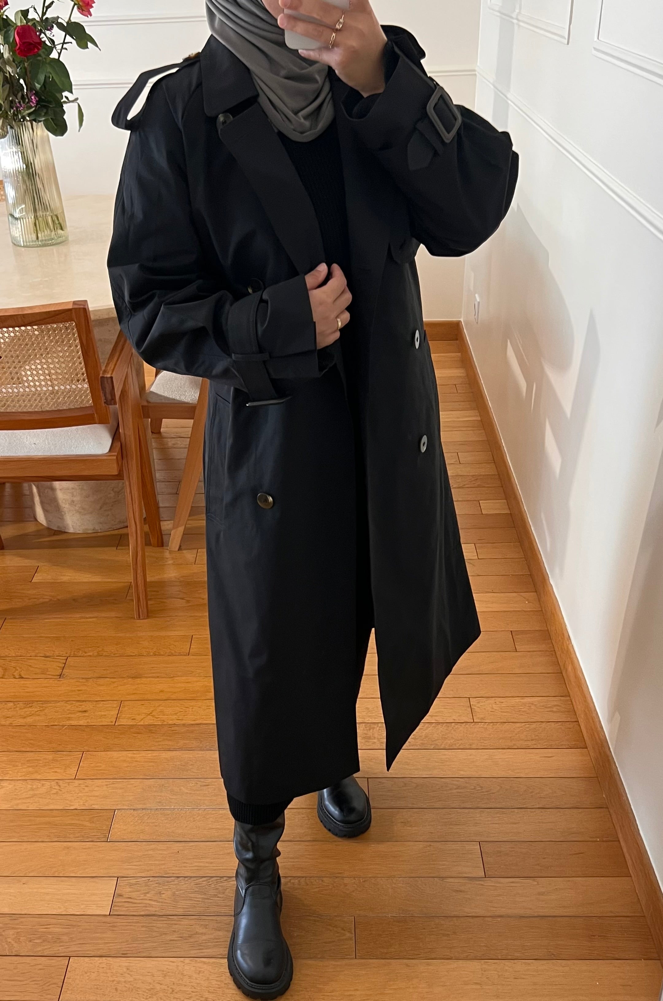 Trench-coat épais