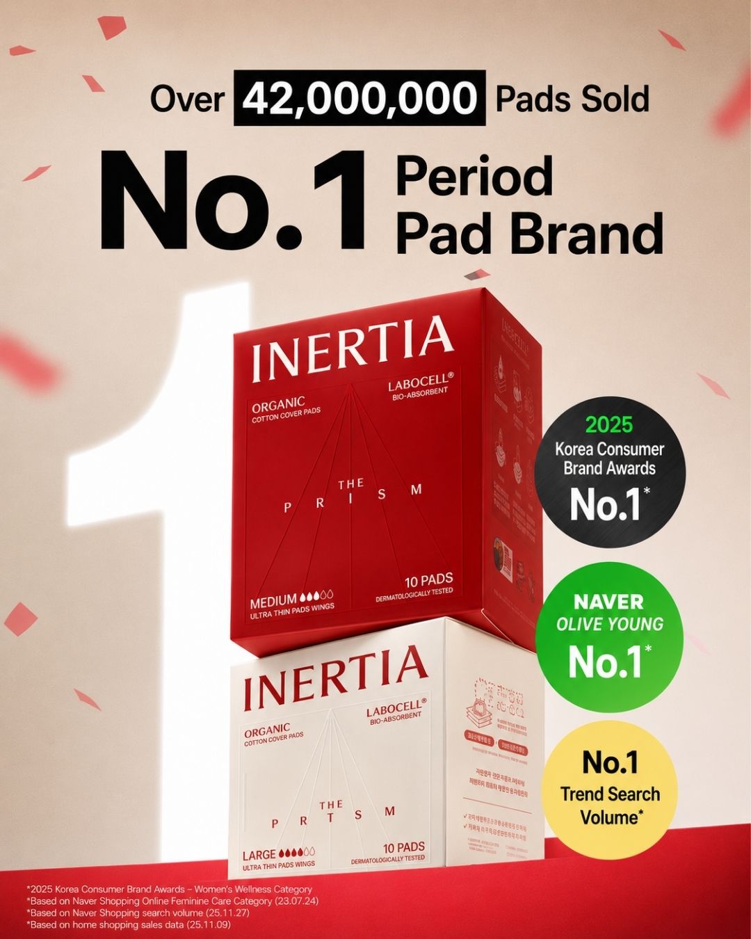 INERTIA The Prism Organic Cotton Pads