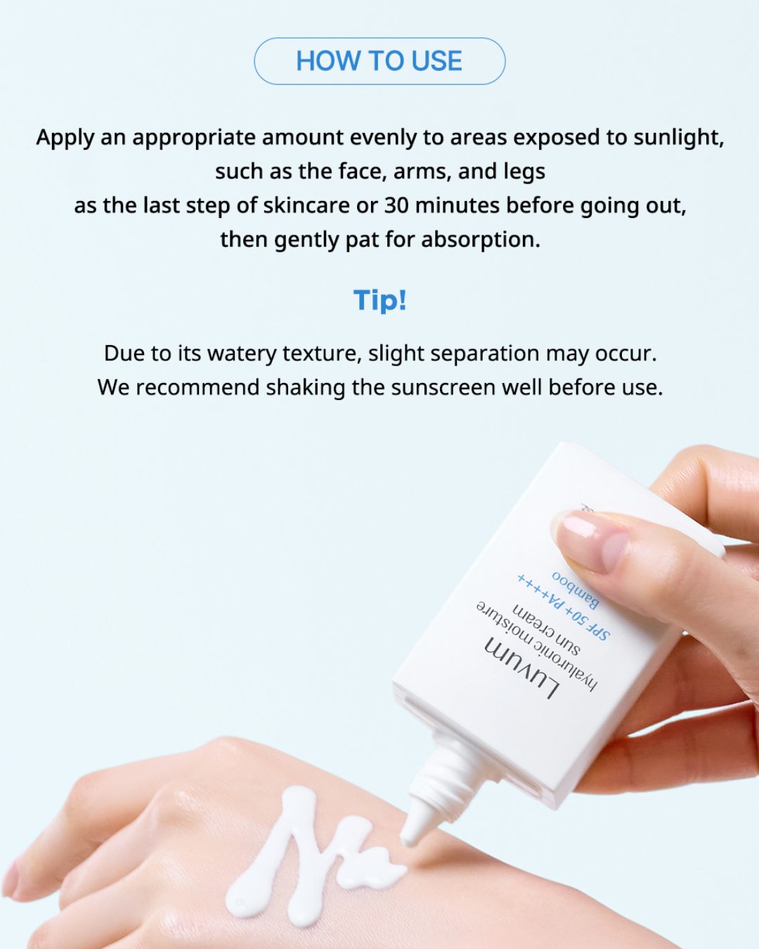 [PREORDER] Luvum Bamboo Hyaluronic Moisture Sun Cream (Dispatch Dates: 22-26 Jun)
