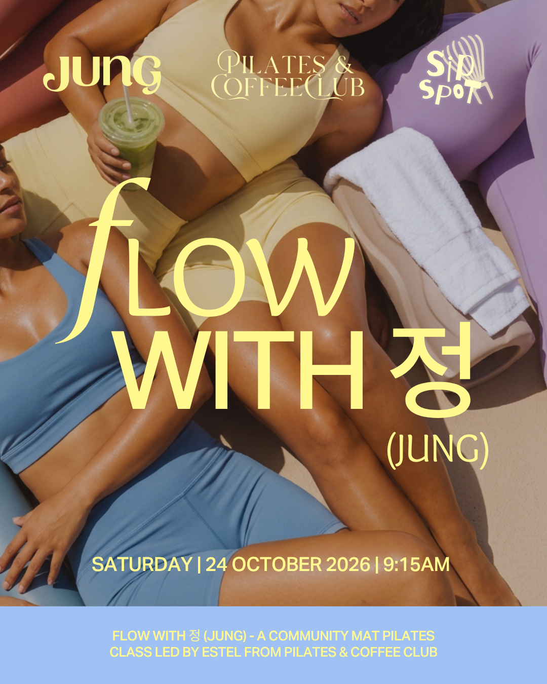 [SIGNUP] Flow with 정 (Jung): Mat Pilates with Pilates & Coffee Club