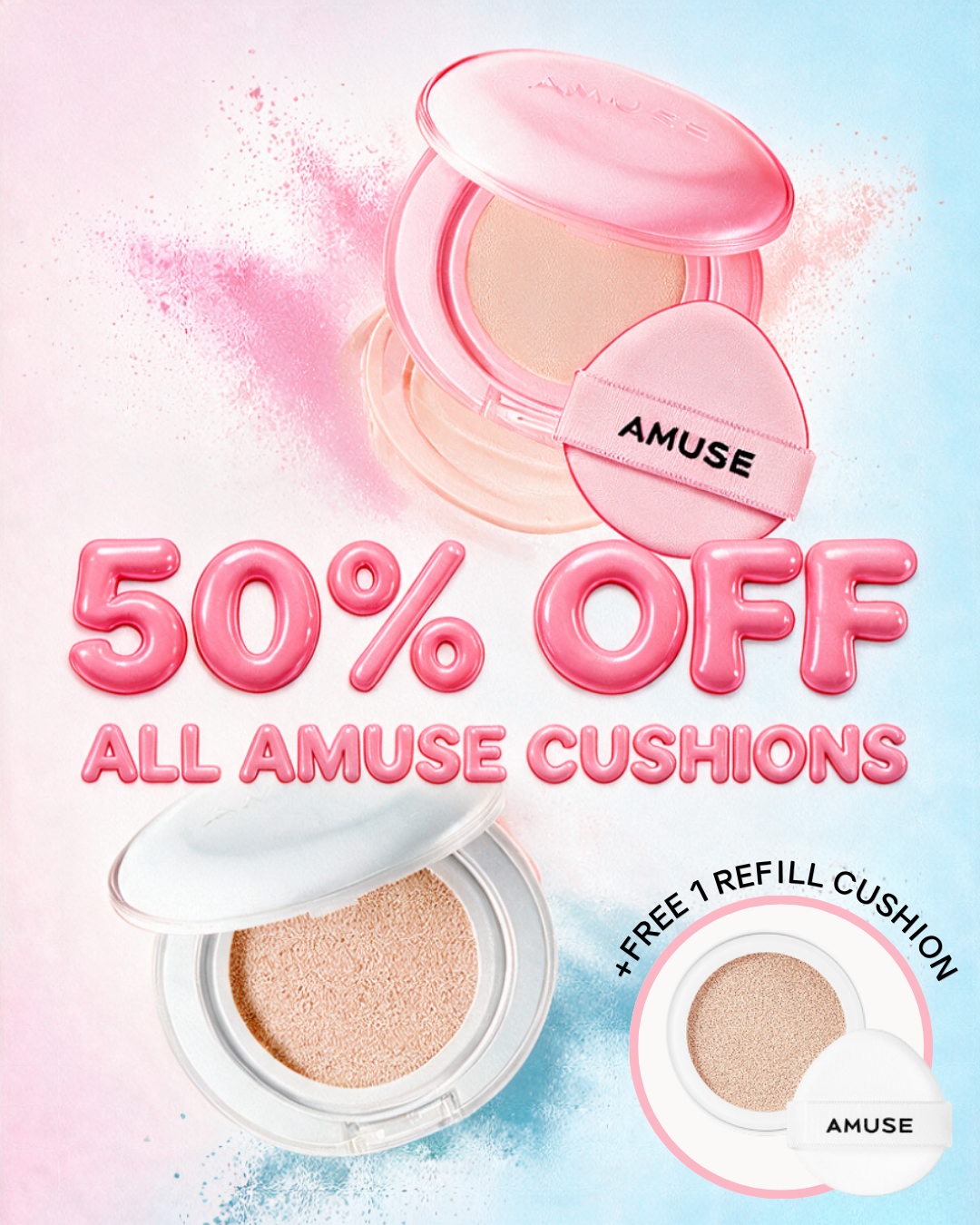 [PROMO] AMUSE Cushion (comes with FREE REFILL!)