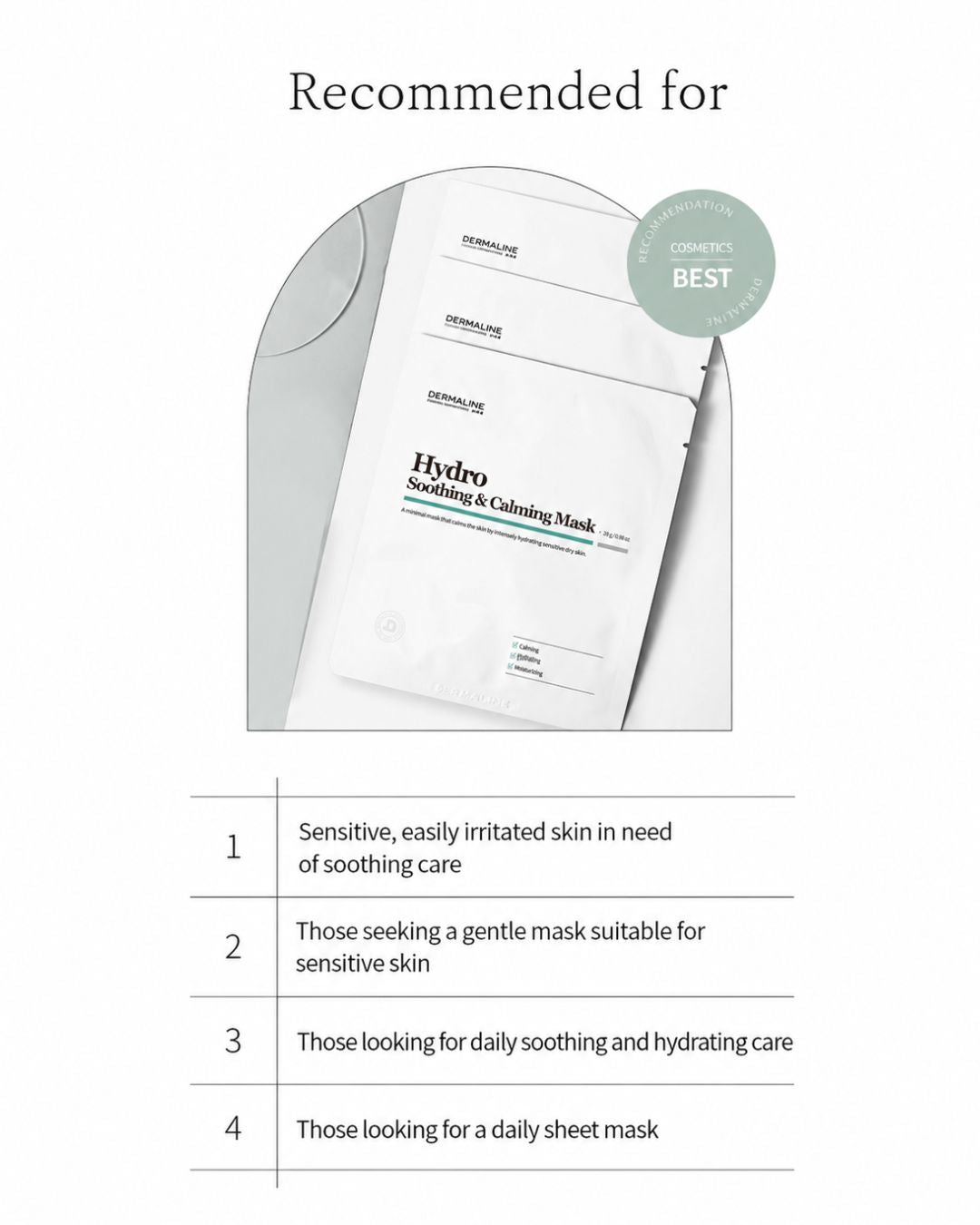 [PROMO] Dermaline Hydro Soothing & Calming Mask