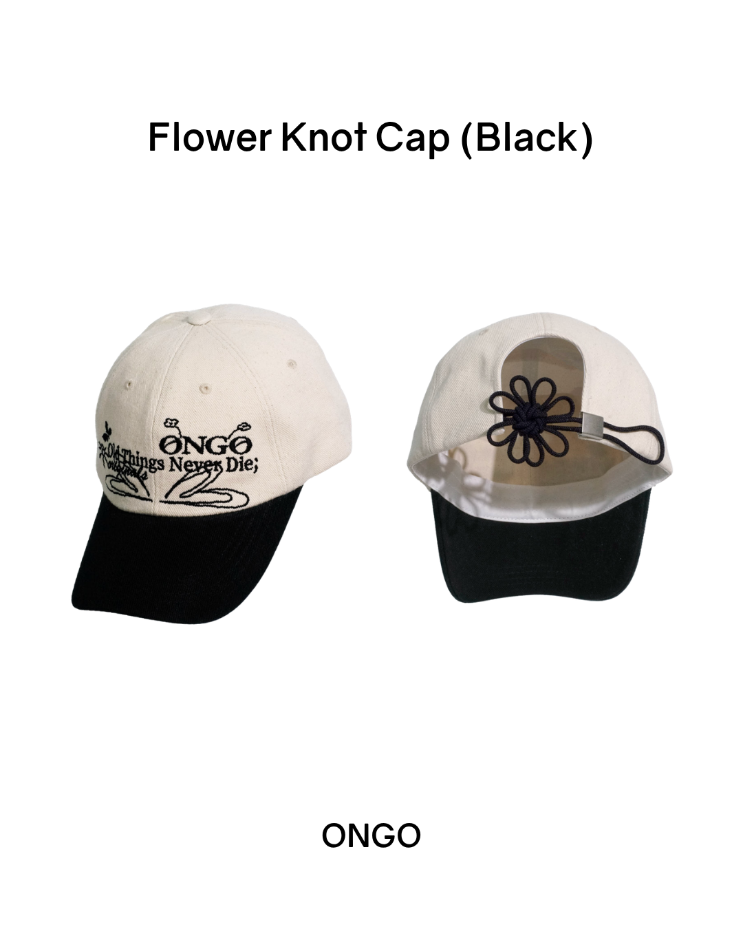 [PREORDER] ONGO Flower Knot Cap (Dispatch Date: 17-21 Aug)