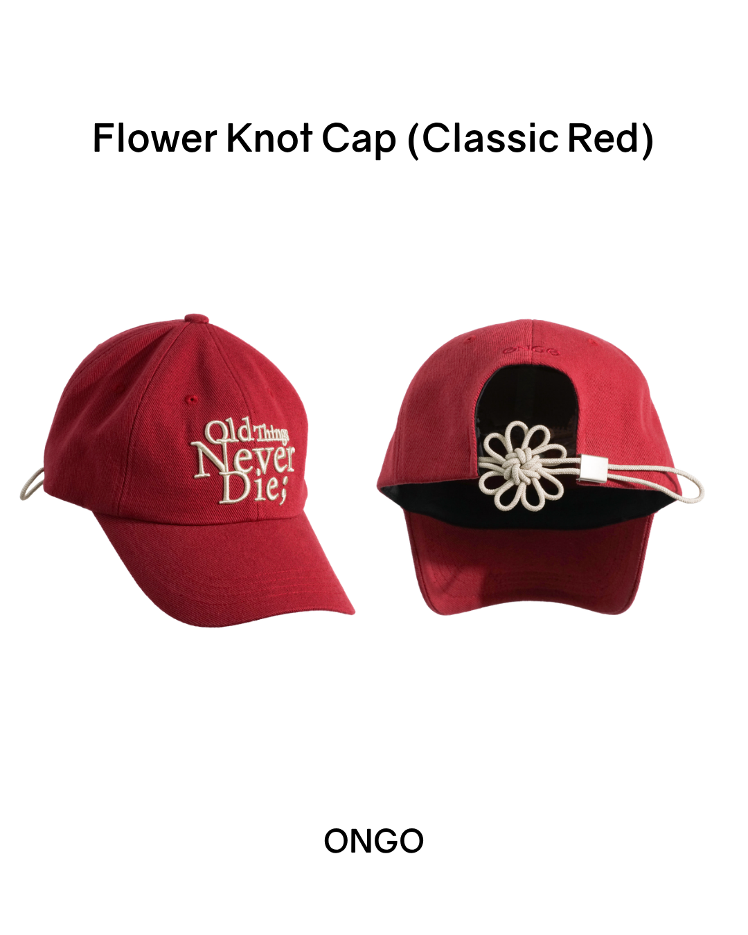 [PREORDER] ONGO Flower Knot Cap (Dispatch Date: 17-21 Aug)