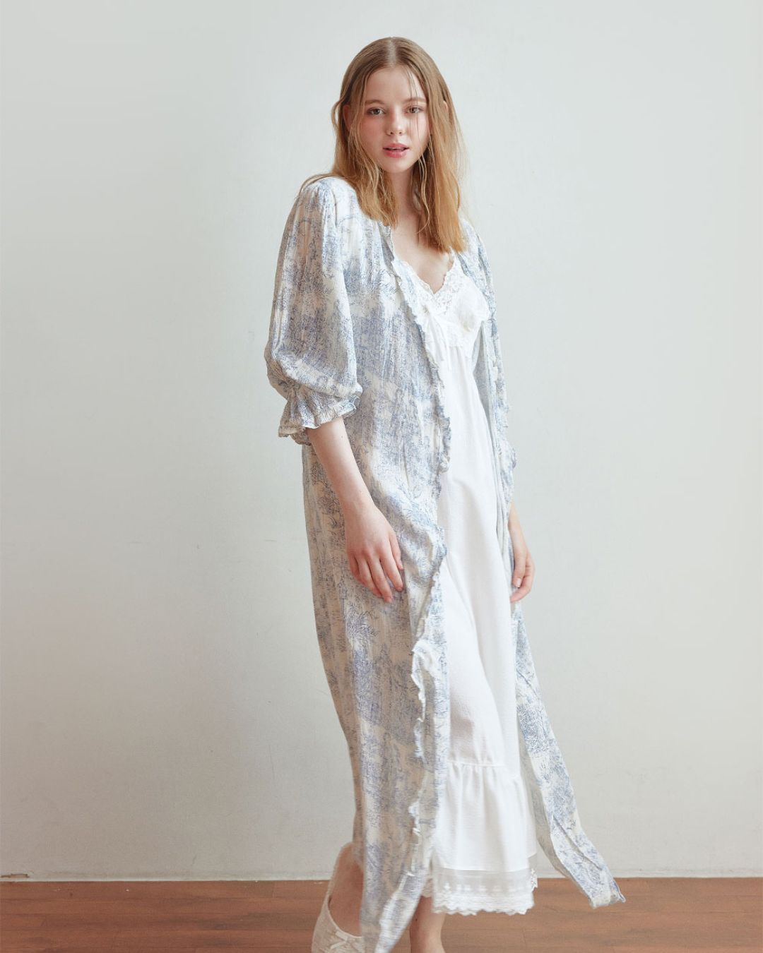 [PREORDER] Lunaluz Women's Éclair Rayon-Cotton Robe Gown