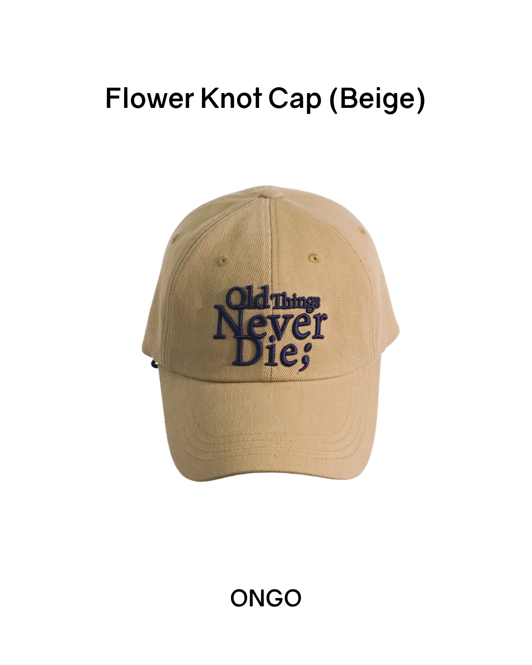 [PREORDER] ONGO Flower Knot Cap (Dispatch Date: 17-21 Aug)