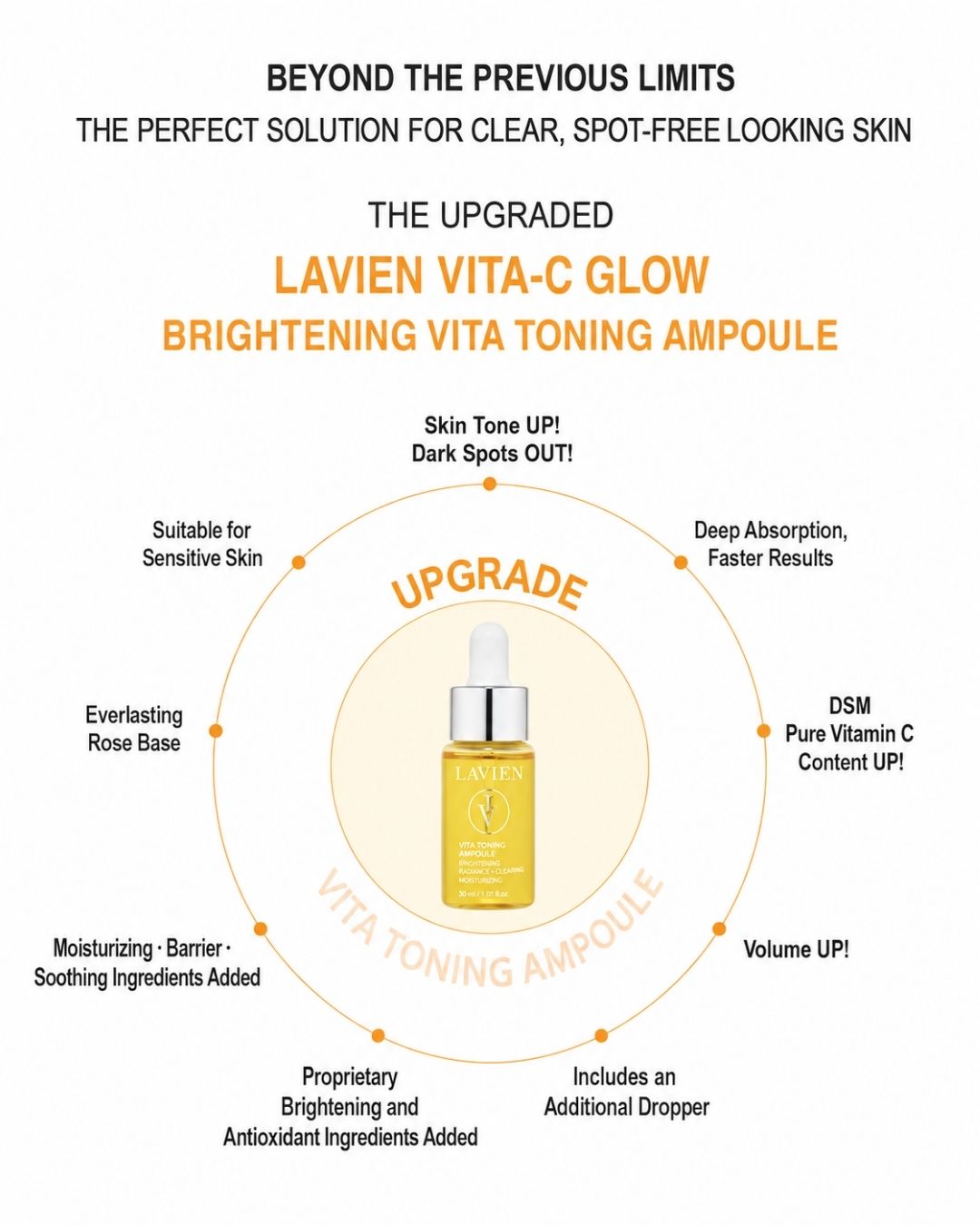 Lavien Vita C Glow Line Brightening Vita Toning Ampoule