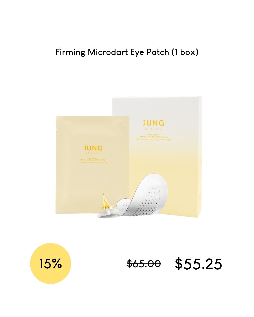[PROMO] Jung Beauty Firming Microdart Eye Patch with Bakuchiol, Niacinamide and Peptides