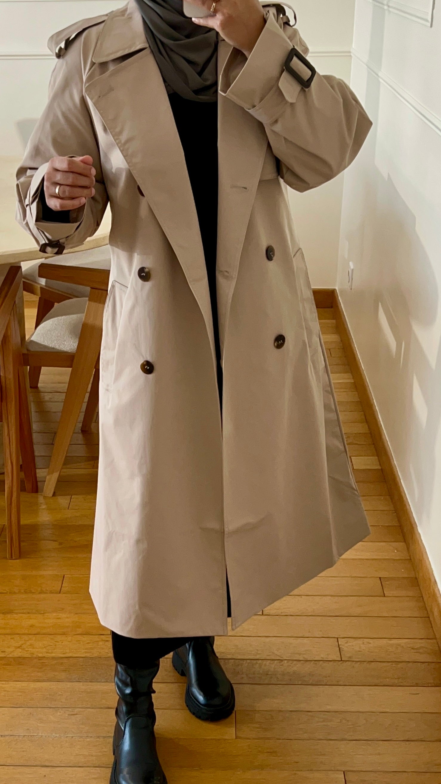 Trench-coat épais