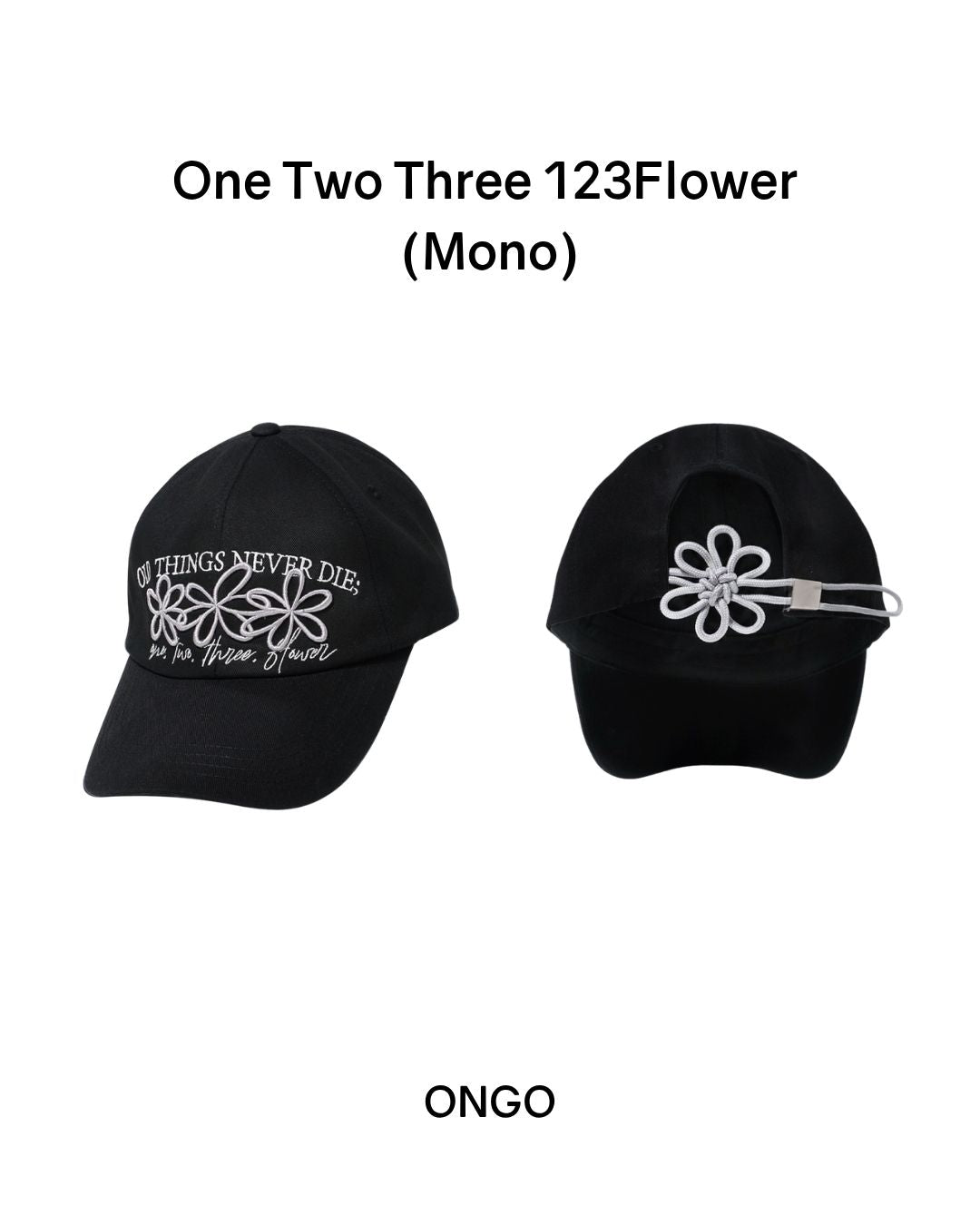 [PREORDER] ONGO One Two Three 123Flower Cap (Dispatch Date: 17-21 Aug)