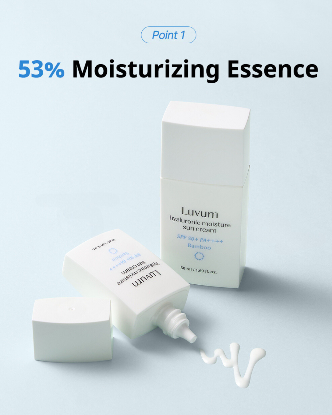 [PREORDER] Luvum Bamboo Hyaluronic Moisture Sun Cream (Dispatch Dates: 22-26 Jun)