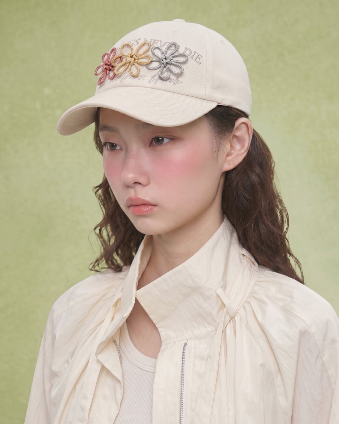 [PREORDER] ONGO One Two Three Flower Knot Cap (Dispatch Date: 17-21 Aug)