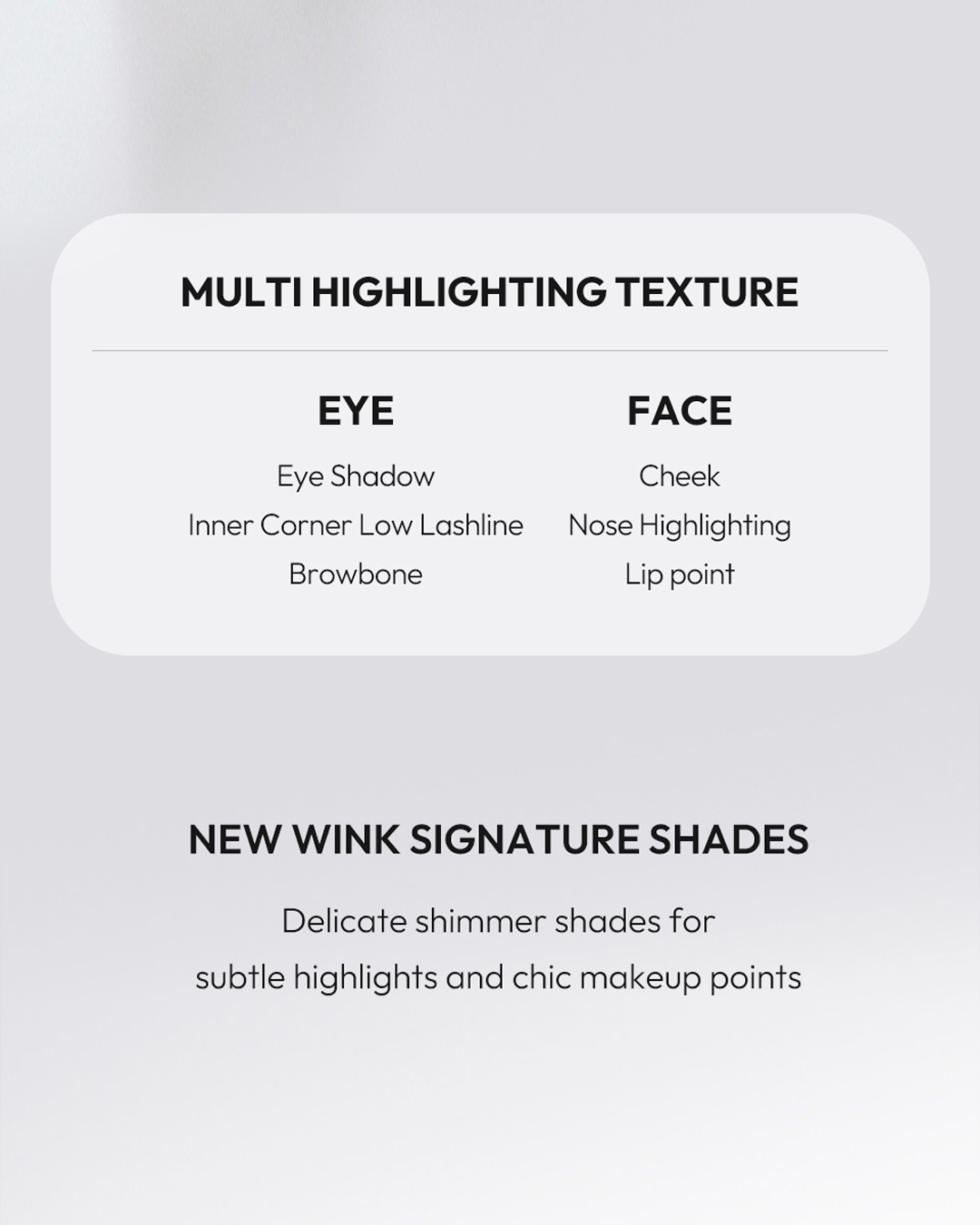 [PROMO] JAVIN DE SEOUL Wink Eye Shimmer Light (11 Colours)