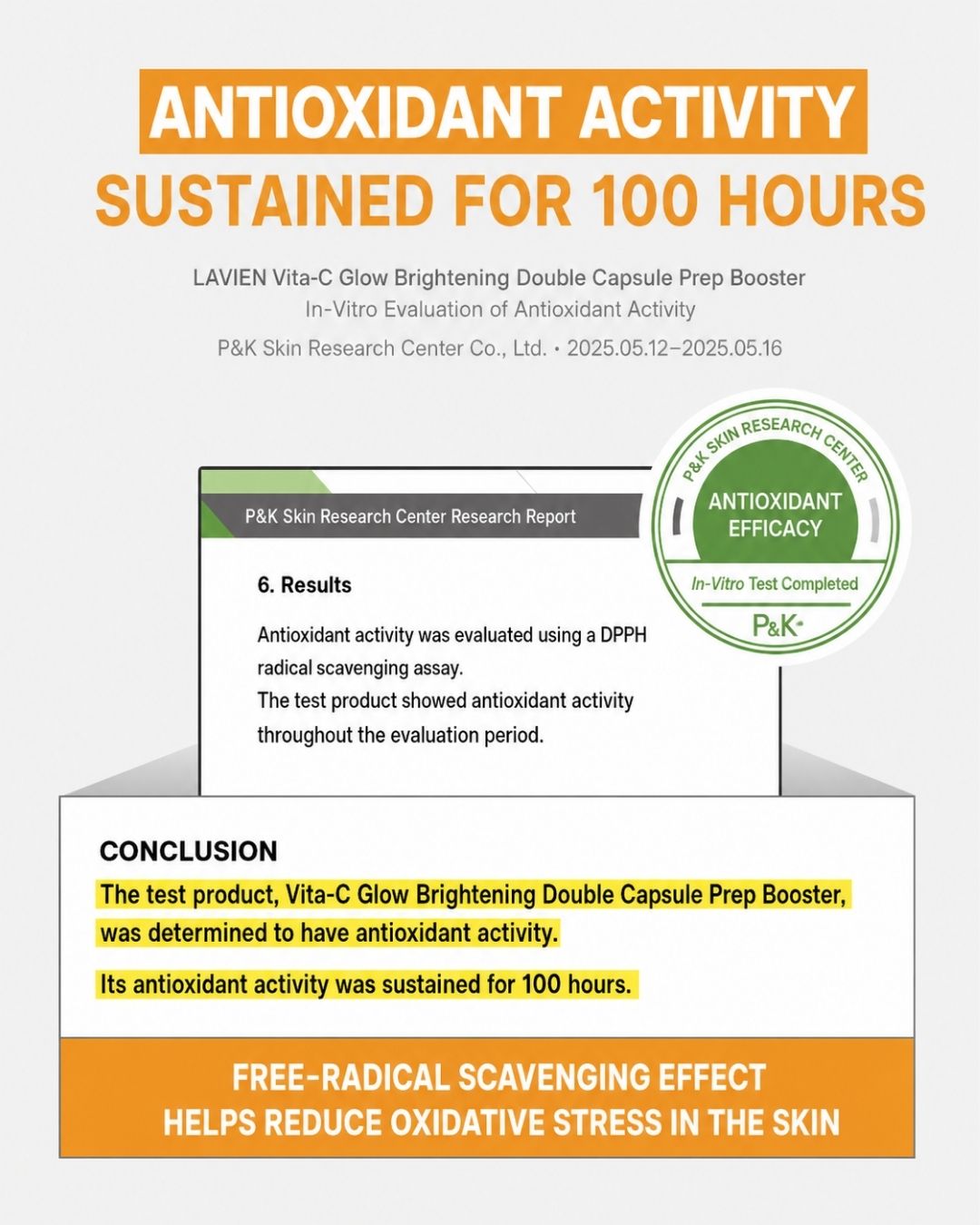 Lavien Vita C Glow Brightening Double Capsule Prep Booster (130ml)
