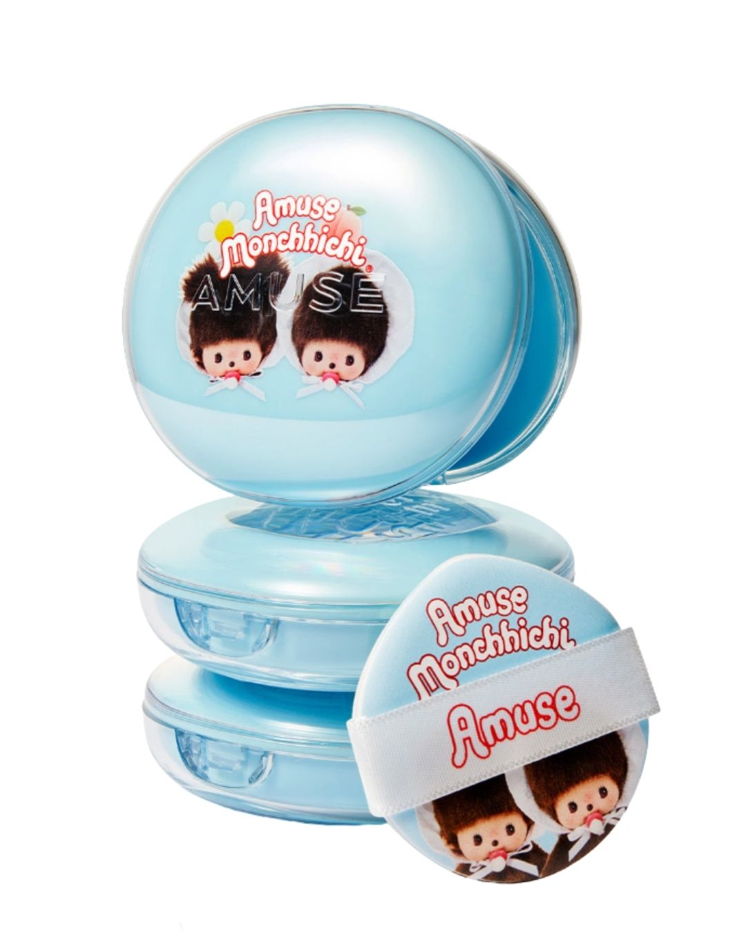 [PROMO] AMUSE x MONCHHICHI Airy Pore Cover Cushion [Limited Edition]