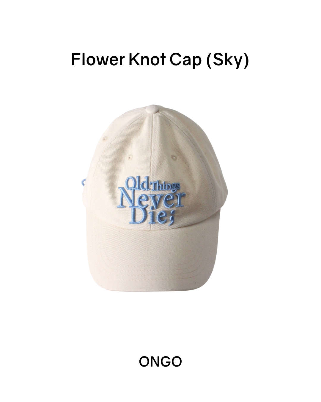 [PREORDER] ONGO Flower Knot Cap (Dispatch Date: 17-21 Aug)