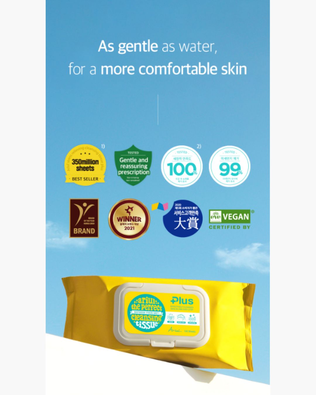 Ariul The Perfect Cleansing Tissue Plus (20EA/100EA)