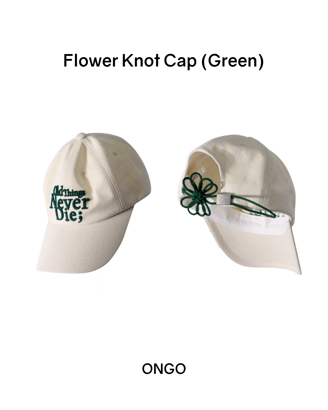 [PREORDER] ONGO Flower Knot Cap (Dispatch Date: 17-21 Aug)