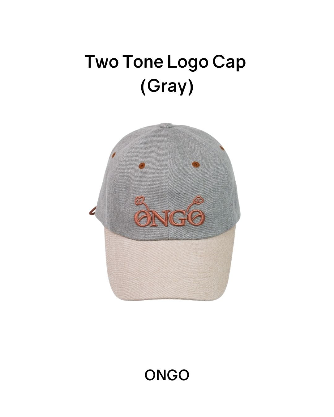 [PREORDER] ONGO Two Tone Logo Cap (Dispatch Date: 17-21 Aug)