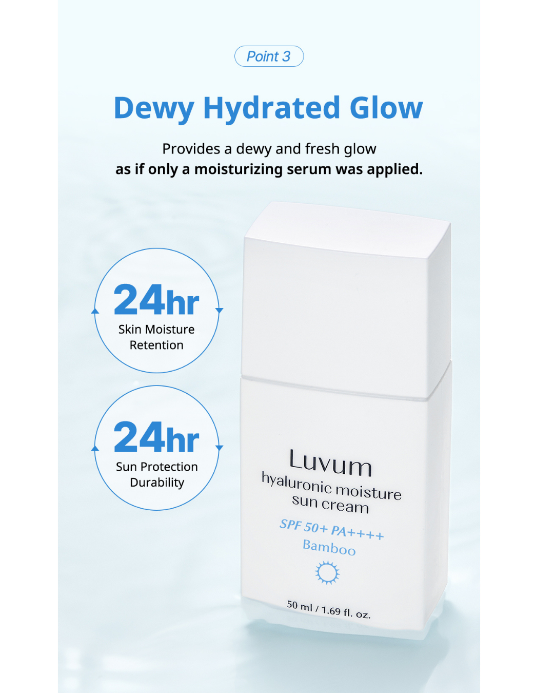 [PREORDER] Luvum Bamboo Hyaluronic Moisture Sun Cream (Dispatch Dates: 22-26 Jun)