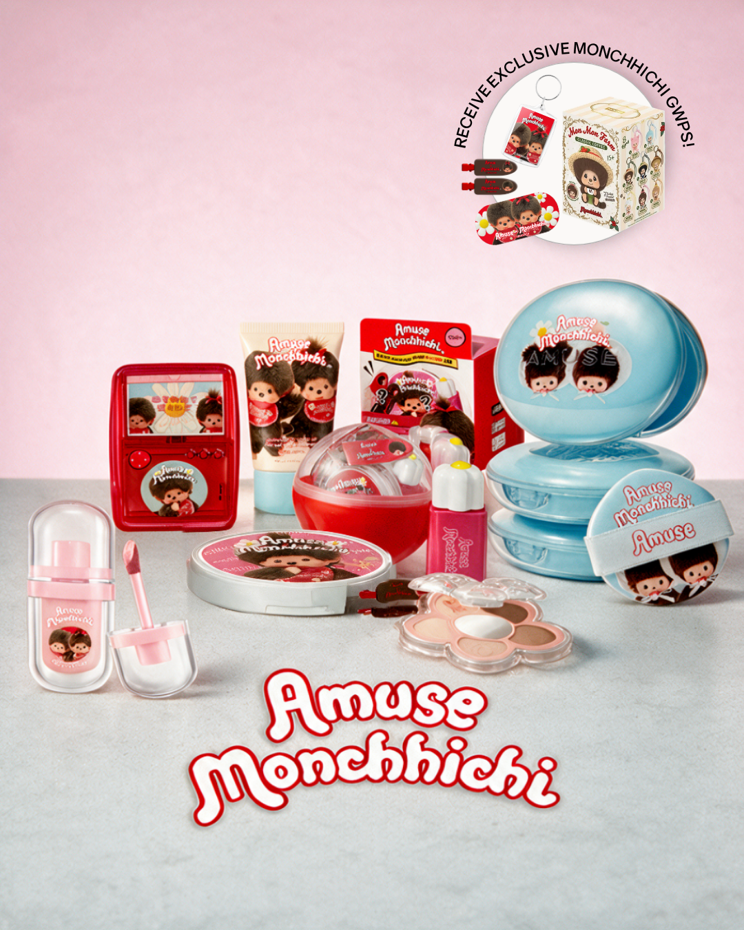 [PROMO] AMUSE x MONCHHICHI Complete Bundle (comes with GWPs!)