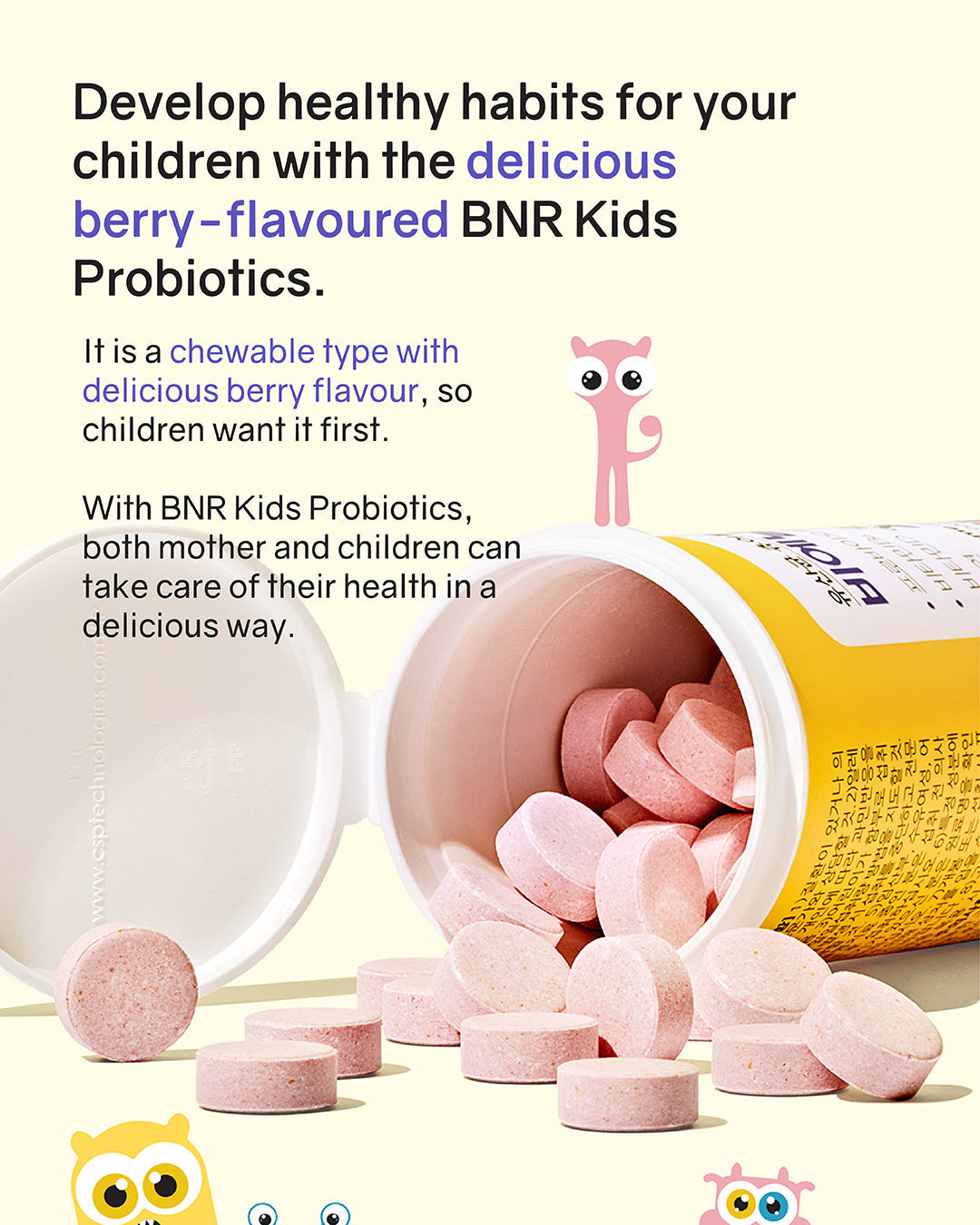 [PROMO] BNRKIDS Chewable Probiotics (Cold Chain)