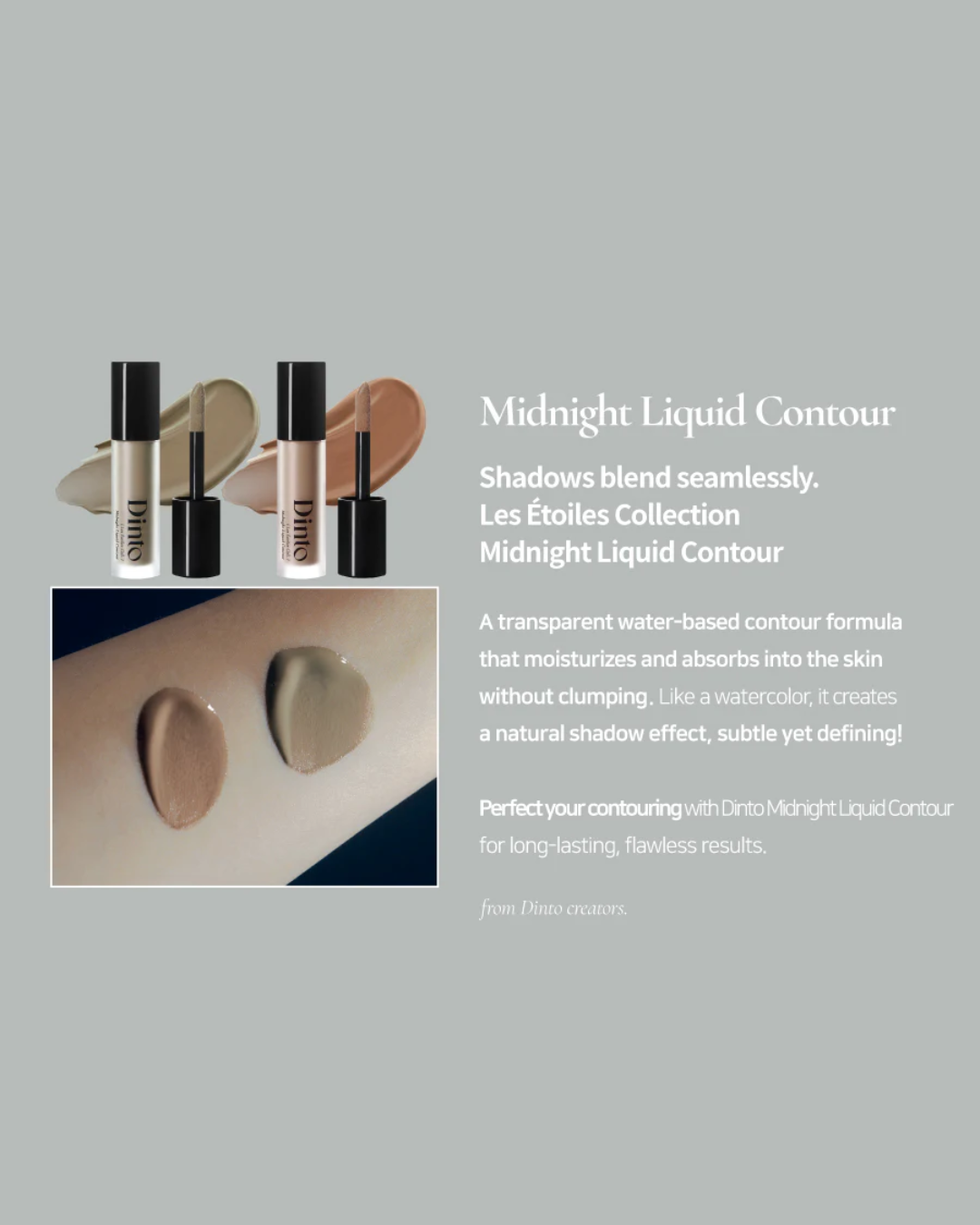Dinto Midnight Liquid Contour and Contour Dual Brush