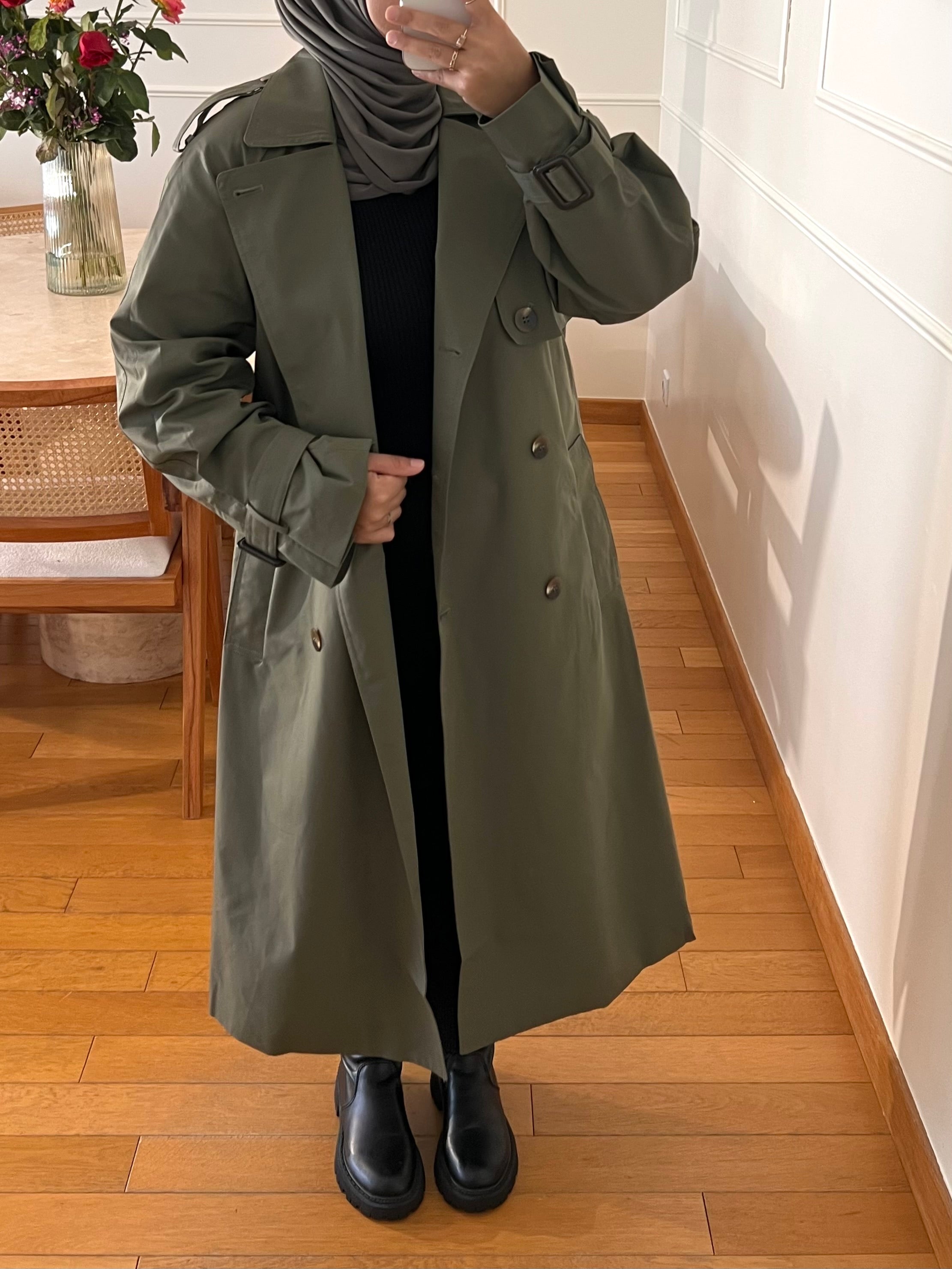 Trench-coat épais