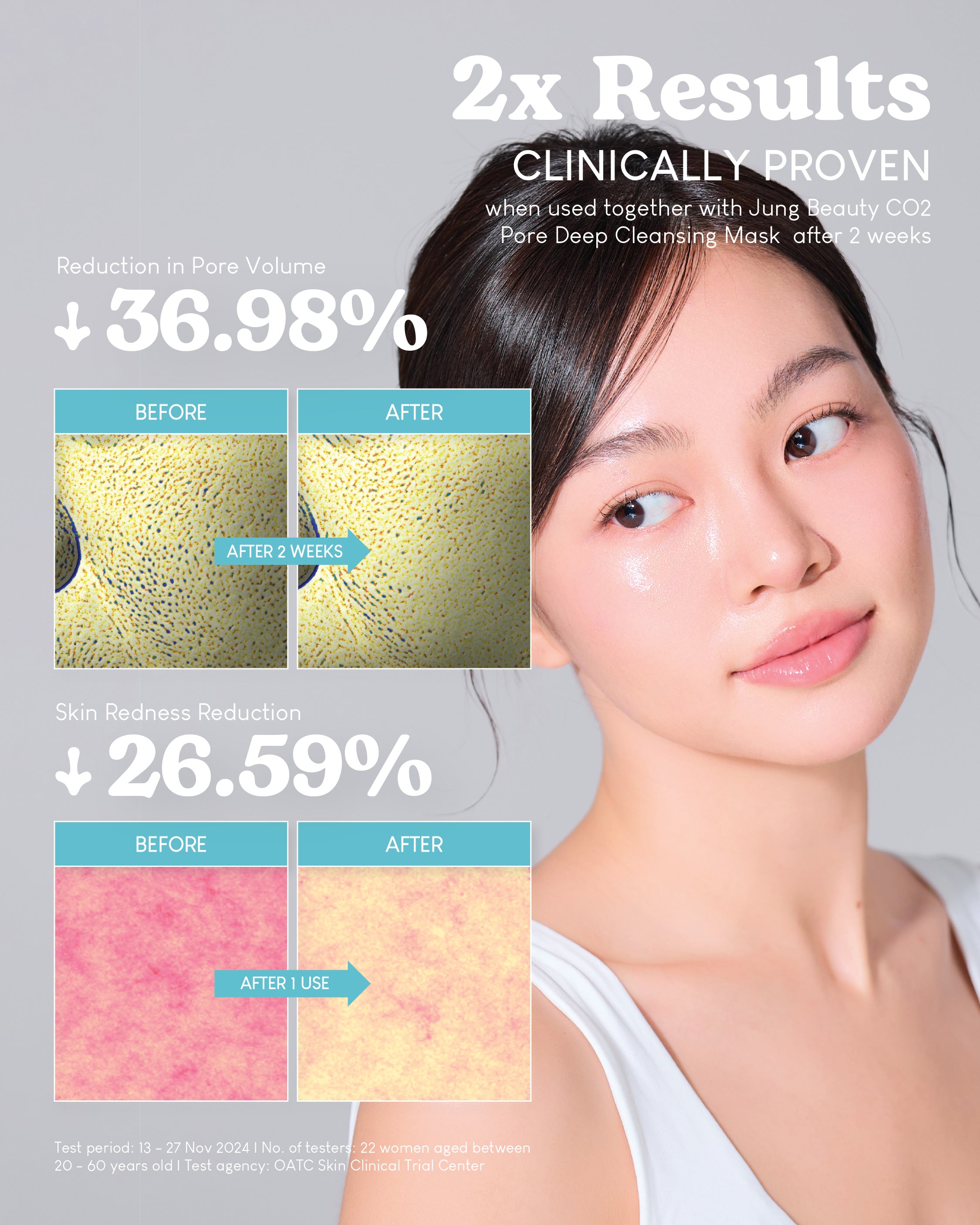 Jung Beauty Pore Minimising Ampoule with Niacinamide, Panthenol & Galactomyces