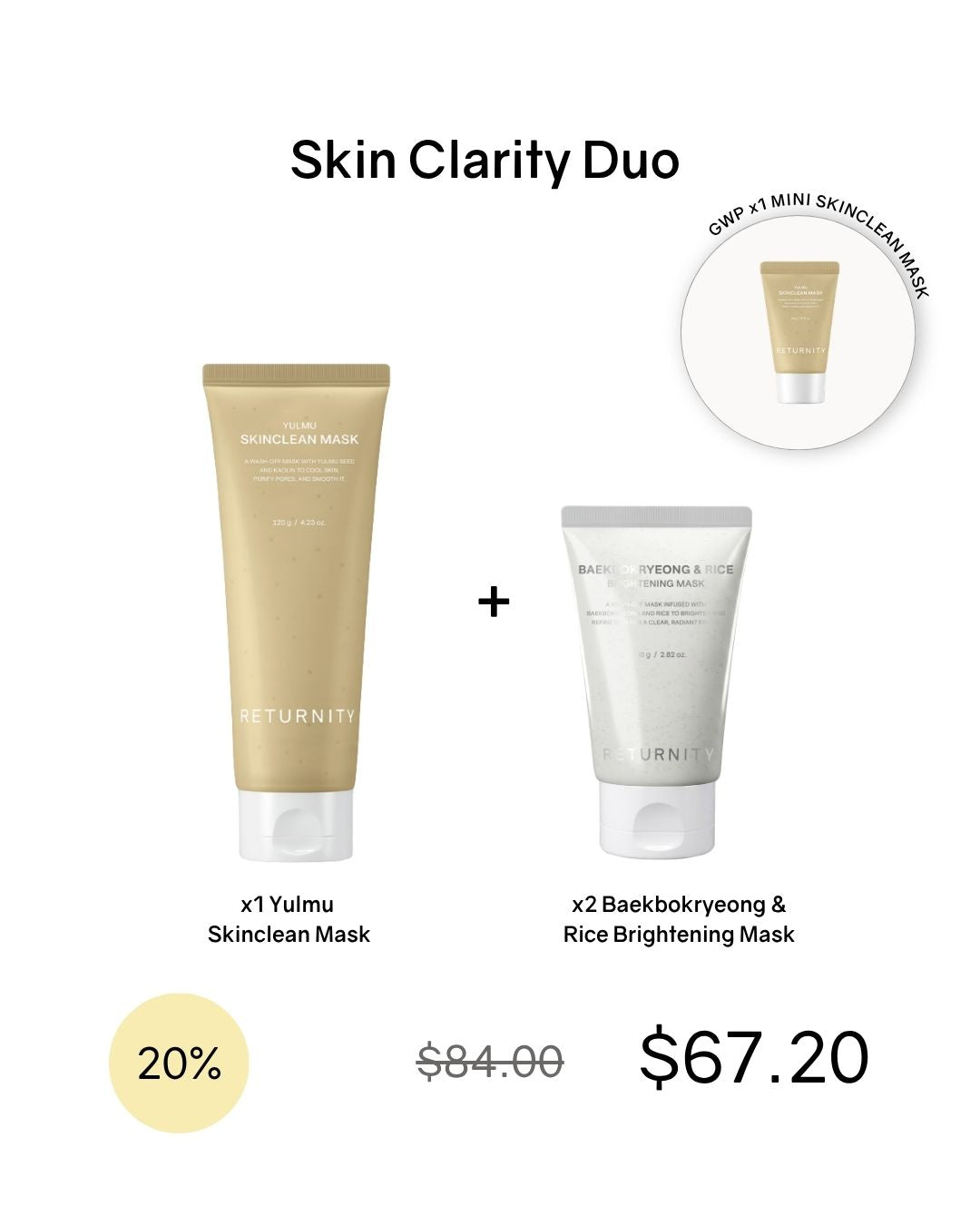 [Online Exclusive] Returnity Skincare Kits