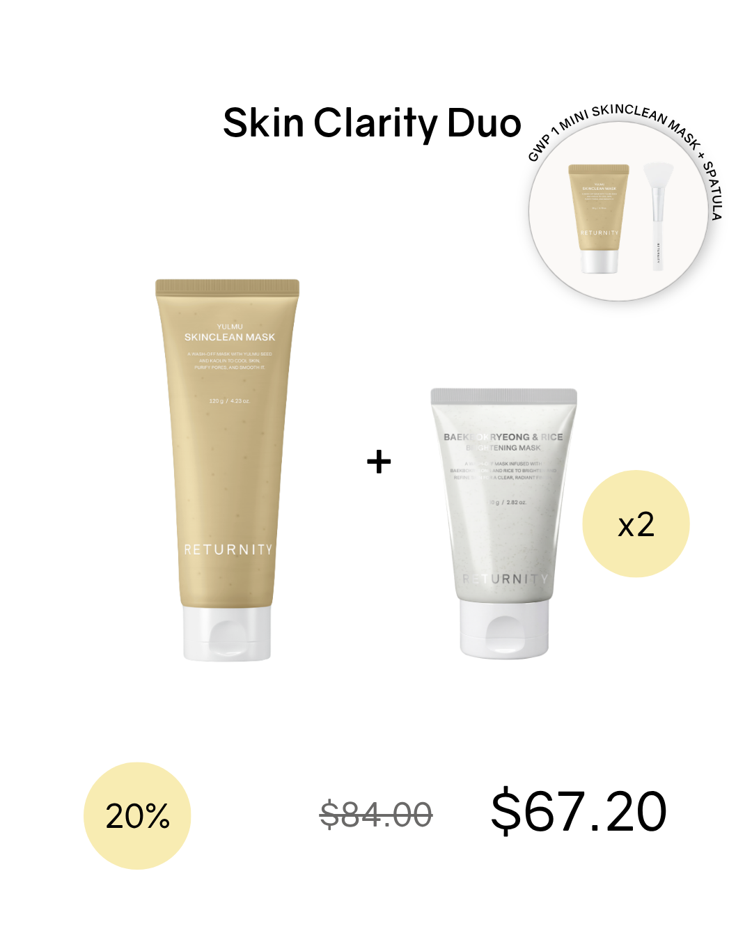[Online Exclusive] Returnity Skincare Kits