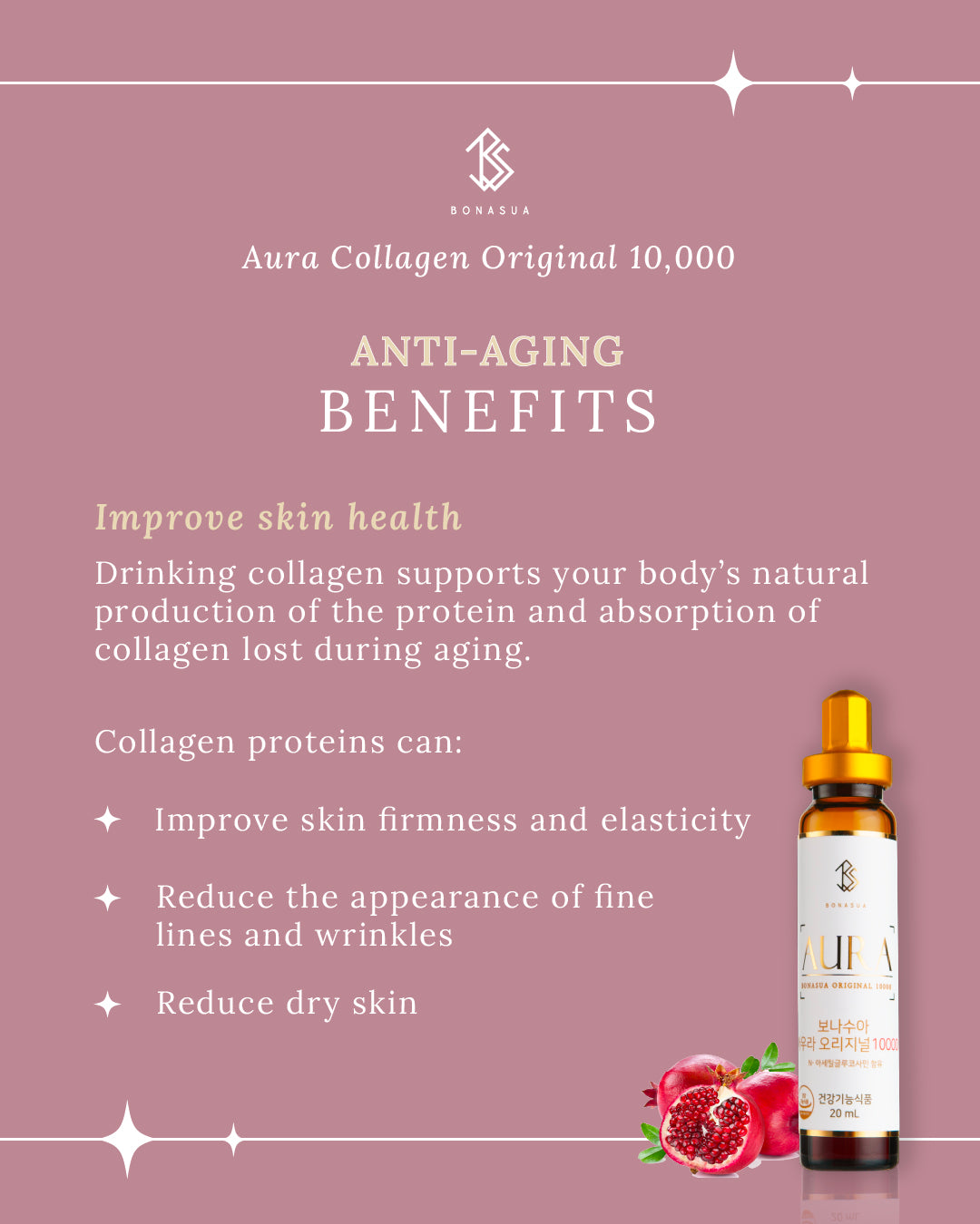 [PROMO] Bonasua Aura Original 10000 Collagen Drink (7/14/28/56 days)