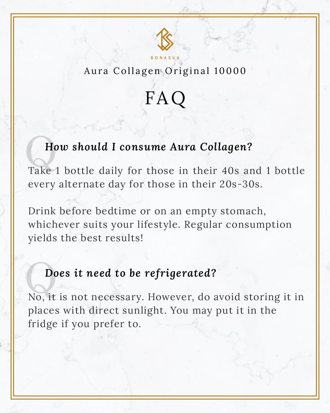 [PROMO] Bonasua Aura Original 10000 Collagen Drink (7/14/28/56 days)